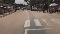 Kinshasa's 'vanishing' road