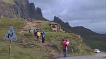 CNN A' moladh gun tadhail air an Eilean Sgitheanach