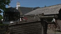Taigh-tasgaidh Gheàrrloch ga ghluasad