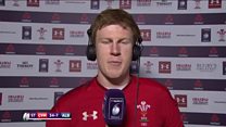 Ymateb Rhys Patchell i'r fuddugoliaeth yn erbyn yr Alban