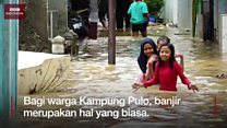 Banjir Kampung Pulo: "Enak tinggal di sini daripada di rusun"