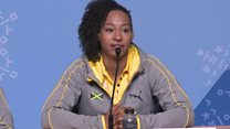 Bobsleigh star's tearful diversity comment