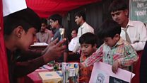 تھرپارکر کے شہر میٹھی میں بچوں کا سائنسی میلہ