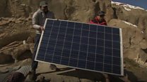 Solar solution for remote community