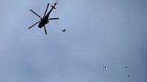 'The missiles are dropping like rain'