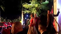 Twitter storm over Trudeau dance in India