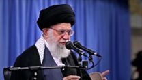 رهبر ایران می گوید کارگران چشم "ضدانقلاب" را گرفتهاند
