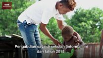 Perjuangan mengajar anak-anak Asmat