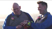 Getting hitched above the Sydney skyline