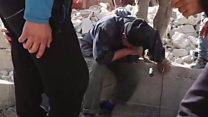 Digging for a son in Eastern Ghouta