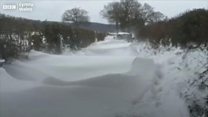 Snow puts spring on hold again in Wales