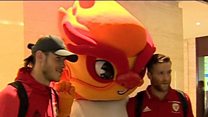 Bale arrives for China Cup with Wales