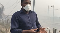 Anwụrụ ọkụ kpọchịrị ụzọ n'Olushosun