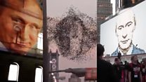 Портрет Путина на британском МИДе и еще три подозрительных видео