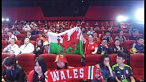 Wales stars play Chinese whisper charades