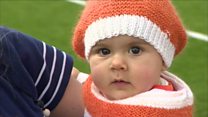 Baby 'cuter' than other Luton Town fans