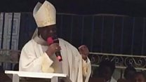 Ihe Bishop Callistus Onaga kwuru