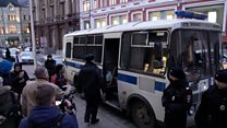 Акция против блокировки Telegram у здания ФСБ закончилась задержаниями