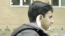 Headset allows silent chat with computers