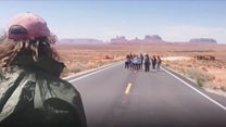Liverpool man completes 'Forrest Gump' run