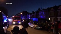 Ten hurt in Jewish festival explosion