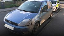 Damaged car 'seized for public safety'