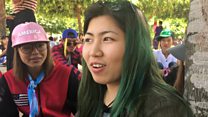 Harassed at Myanmar's new year party