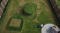 Lottery millionaires mow 'Moet' into lawn