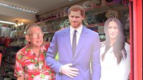 'The Queen said she looks good in my window'