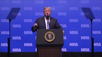 Trump: Blood on London hospital floor