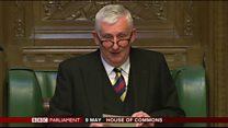 Deputy speaker cheered after PMQs