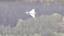 Watch: Typhoon flypast at Derwent dams