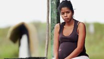 அண்டை நாட்டு வீதிகளில் வாழும் வெனிஸ்வேலா கர்ப்பிணிகள்