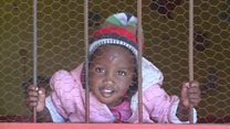 Innocent children growing up behind bars