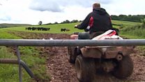 Dwyn beiciau cwad yn 'deimlad ofnadwy'