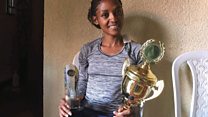 Salome Nyirarukundo aherutse gutsinda irushanwa rya Kigali Peace Marathon