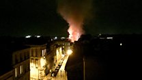 Bordeaux blaze forces evacuations