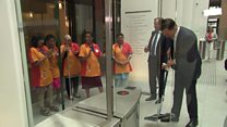 Dutch PM's parliament coffee spill