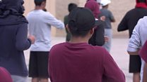 Migrant boys detained in converted Walmart