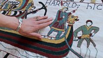 Woman recreates Bayeux Tapestry at home