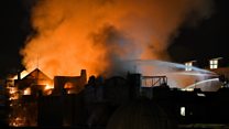 Fire engulfs famous Glasgow art school