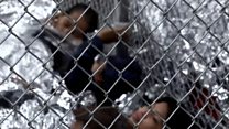 The sound of migrant children separated from parents