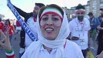 Iran World Cup match a first for women