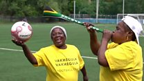 'Footballing grannies' on tour in Russia