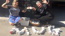 Cafe uses takeaway mugs to ditch plastic