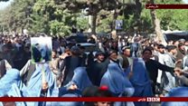 اعتراض هزاران نفر به بازداشت نماینده ژنرال دوستم در فاریاب افغانستان