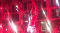 Stormzy stops festival for England penalties