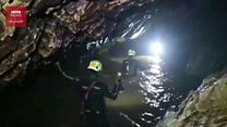 Medan sulit dan banjir hambat upaya penyelamatan di gua Thailand
