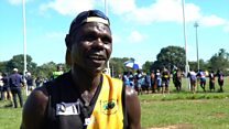 The Aboriginal players hooked on 'fast footy'
