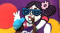 Mumbai slum gets colourful makeover